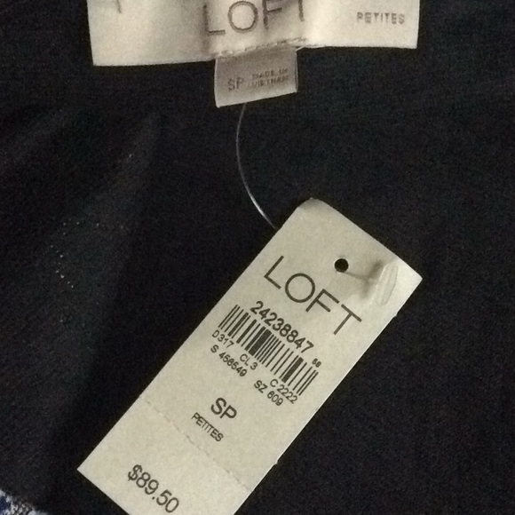 ANN TAYLOR LOFT SP MEDALLION SLIT SLEEVE DRESS - Picture 7 of 7